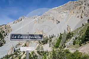View of the Casse Deserte photo