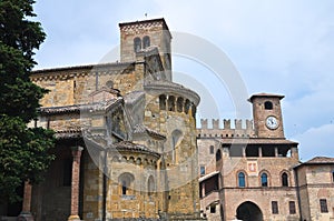 View of Castellarquato. Emilia-Romagna. Italy.