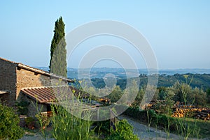 View from Castellina in Chianti, Tuscany