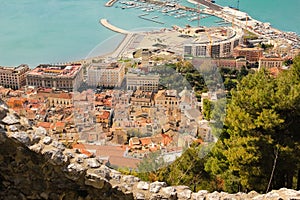 View from Castello di Arechi. Salerno. Italy