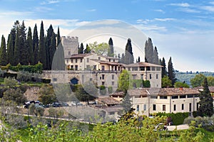 View on Castello Verazzano