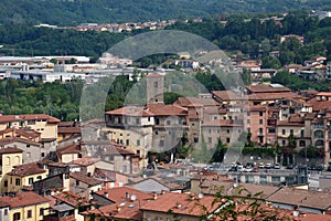 View of Castelnuovo di Garfagnana, Tuscany, Italy