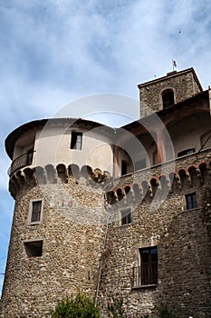 View of Castelnuovo di Garfagnana, Tuscany, Italy