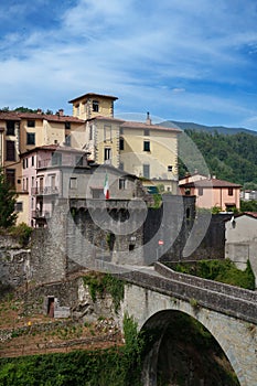 View of Castelnuovo di Garfagnana, Tuscany, Italy