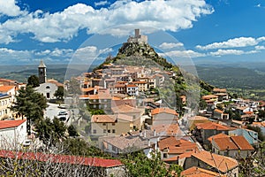 View on castle of burgos photo