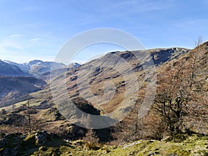 View from Castle Crag on a clear spring morning