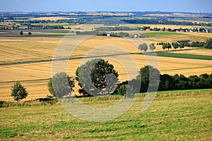 View from the Castle Desenberg near Warburg in Westphalia, Germany