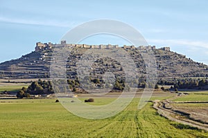 View of Castle of Gormaz in Soria, Spain photo