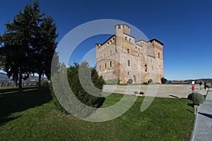 View of the Castle of Grinzane Cavour Unesco heritage