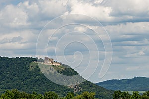 View on the castle Kapusany