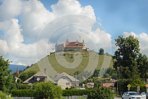 The view of castle Krasna Horka in Slovakia