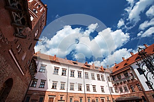 View on Castle Mir in Republic Belarus at daytime
