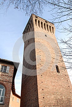 Castle in Santa Vittoria of Alba, Piedmont - Italy photo