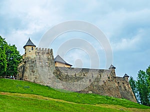 Pohľad na hrad Stará Ľubovňa