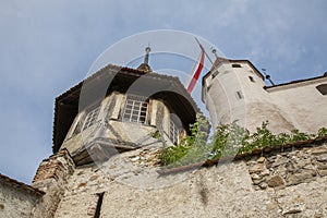 View of castle in Thun. Switzerland