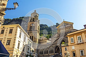 View of the Cathedral, Amalfi Coast, Italy