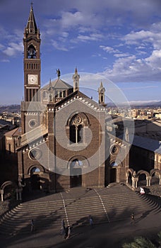 View of the cathedral of Asmara, Eritrea