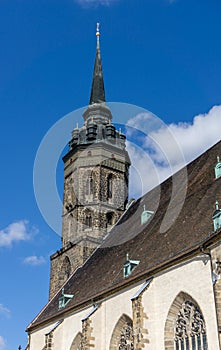View of the cathedral in Bautzen
