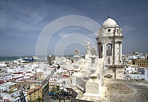 View from cathedral in Cadiz