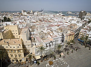 View from cathedral in Cadiz