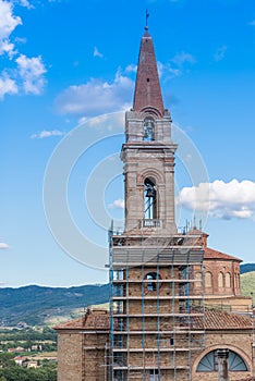 View of the Cathedral of Castiglion Fiorentino