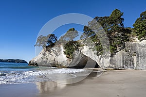 View of the Cathedral at Cathedral Cove