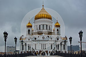 View of the Cathedral of Christ the Savior.