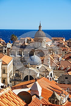 View on Cathedral of Dubrovnik