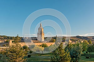 View of cathedral en Burgo de Osma, Soria, Spain. photo