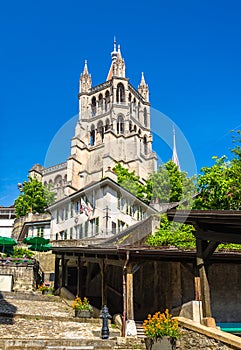 View of the Cathedral of Lausanne