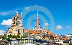 View of the Cathedral of Lausanne