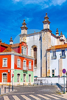 View of cathedral of Leiria, Portugal