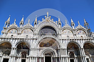 View of the Cathedral of San Marco in Venice