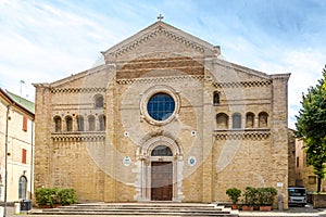 View at the Cathedral of Santa Maria Maggiore in Fano, Italy photo