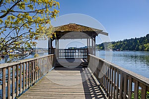 View of Centennial Park in Salt Spring Island, BC, Canada