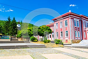 View of the center of Dryanovo town Bulgaria