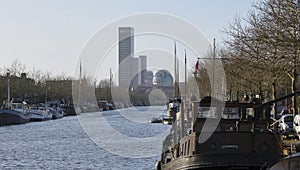 View of the center of Leeuwarden from the Emmakade