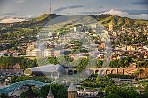 View of the center of Tbilisi