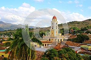 View of the center of Trinidad in Cuba