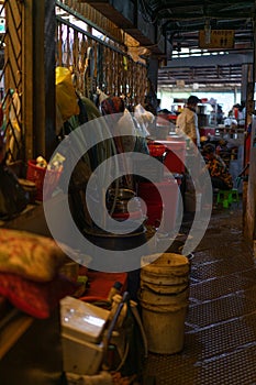 The view of the central market in Phnom phen