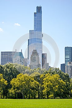 View from the Central Park lawn