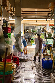 The view of the central market in Phnom phen