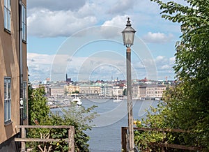 View of central Stockholm from SÃ¶dermalm
