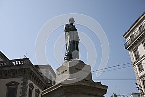 View of Cesare Beccaria monument