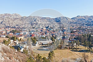 View of Cetinje city, Montenegro