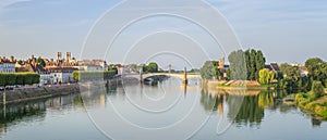View of Chalon-sur-Saone, France