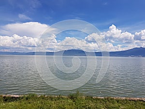 View of Chapala Lake from Pier of Ajijic