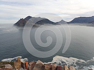 The view from Chapman& x27;s Peak, near Cape Town, South Africa.