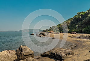 View on Chapora beach