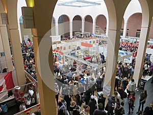 View of the charity fair